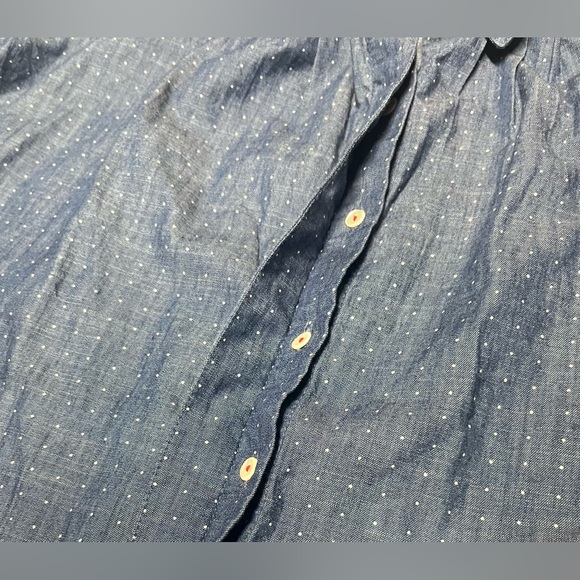 Holding Horses Polka Dot Button Shirt Cold Shoulder Women’s 6 - Picture 4 of 5